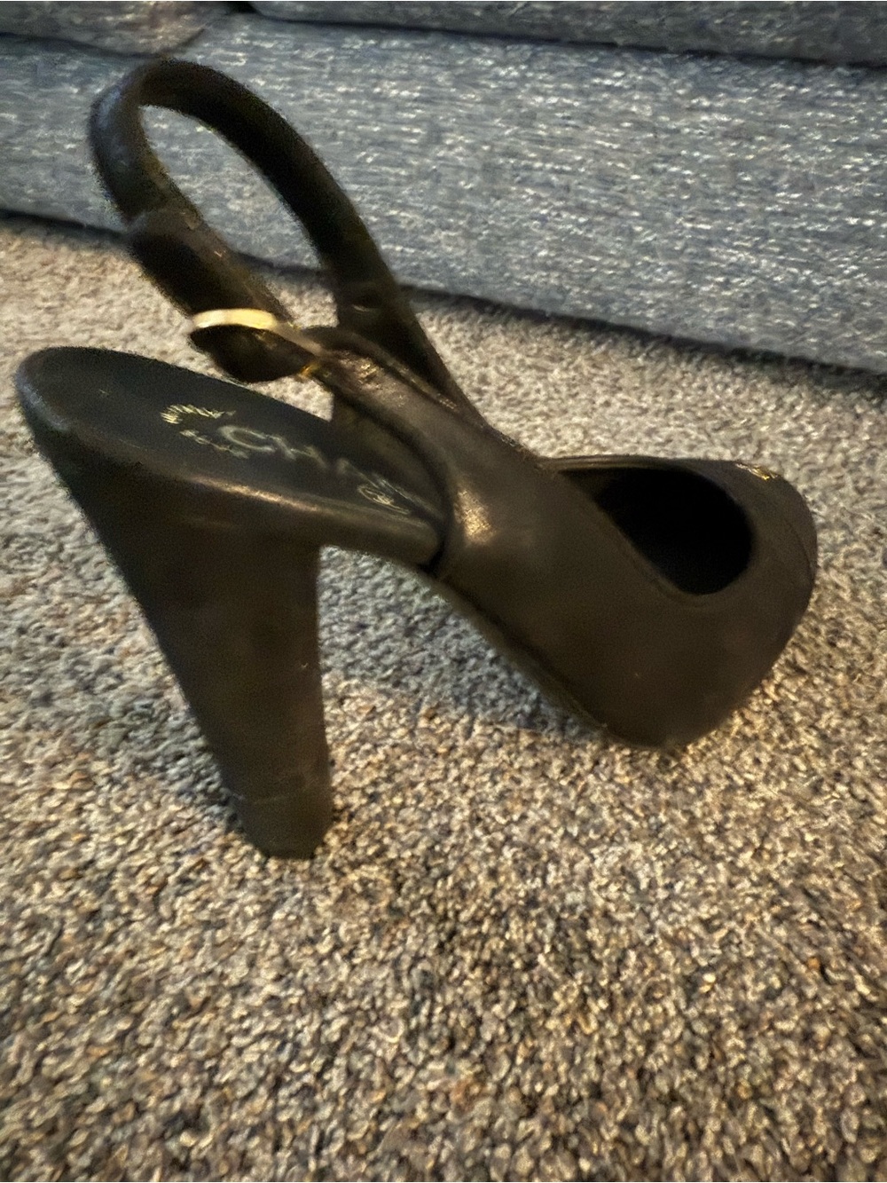 CHANEL Black Slingback High Heel Pumps - Picture 3 of 11
